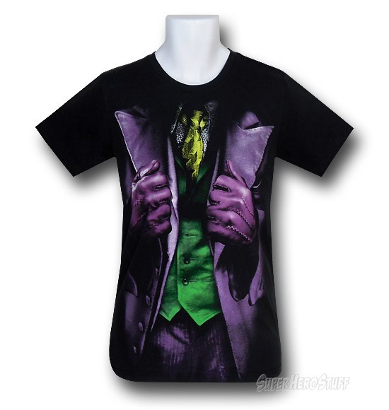 Joker Dark Knight Movie Costume T-Shirt design