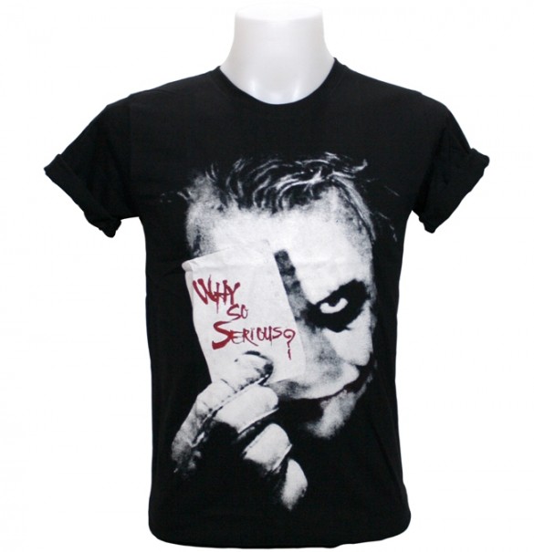 Joker T-Shirt Heath Ledger Dark Knight Idol Star Rock custom design