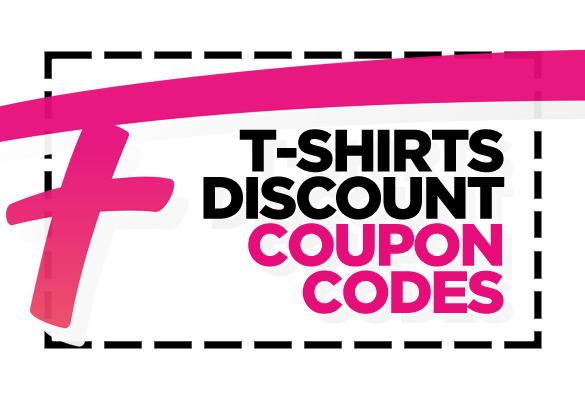 T-shirts, discount coupon codes, promotions, sales, offers, hot deals, clothing, apparel, fashion