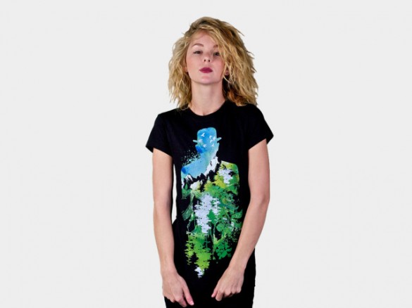 Garden of Verses Custom T-shirt Design Girl