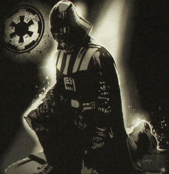 Star Wars Vader Kneel Custom T-shirt Design