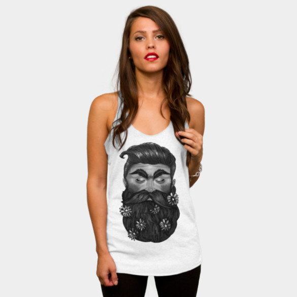 A Beautiful Beard woman t-shirt