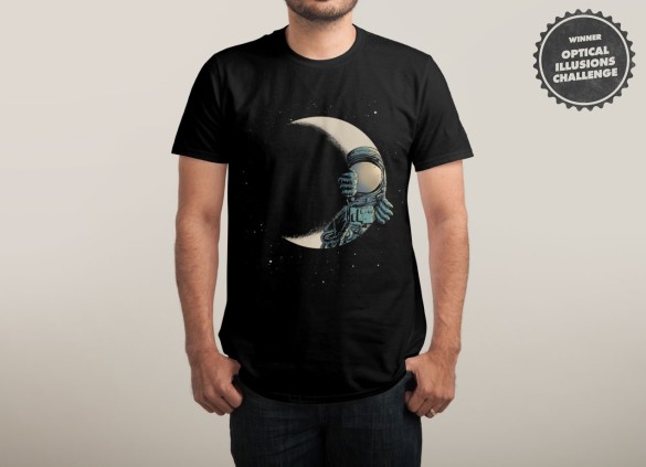 CRESCENT MOON T-shirt Design by CARBINE man tee
