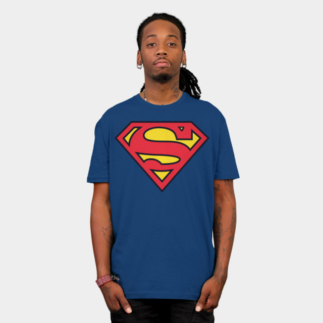 Superman Logo T-shirt Design by DCComics man tee