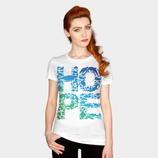 There's still HOPE T-shirt Design by D4N13L woman