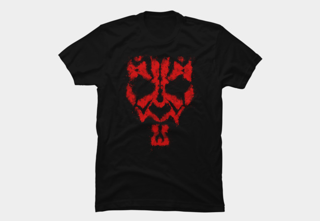 Darth Maul Grunge T-shirt Design tee