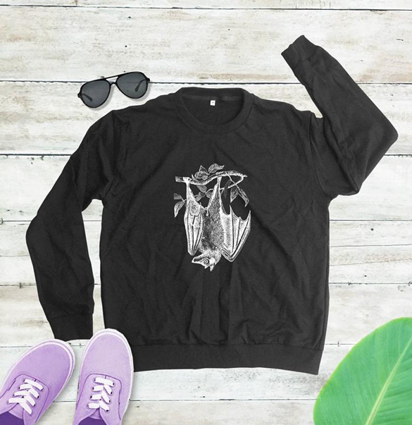 Funny bat t-shirt design