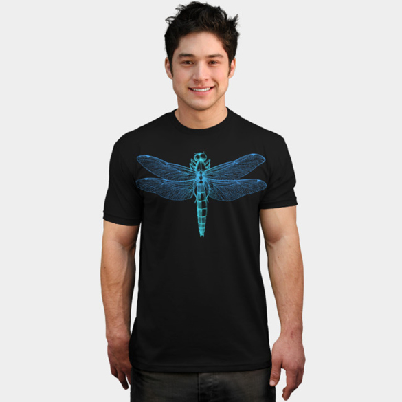 Vintage dragonfly t-shirt design