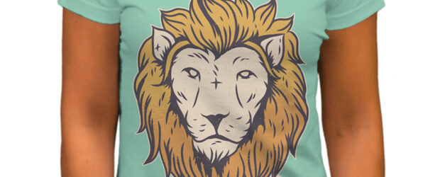 Leo zodiac sign t-shirt design