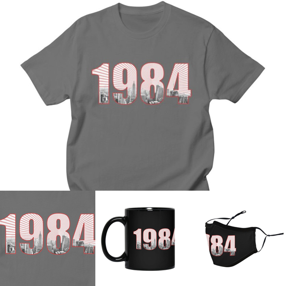 1984 v.2 t-shirt design