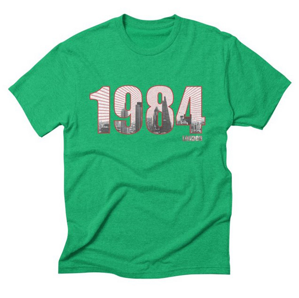 1984 v.4 London t-shirt design