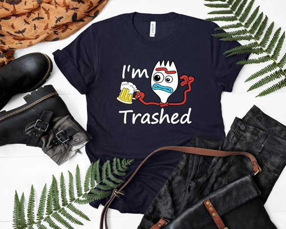 I'm Trashed t-shirt design