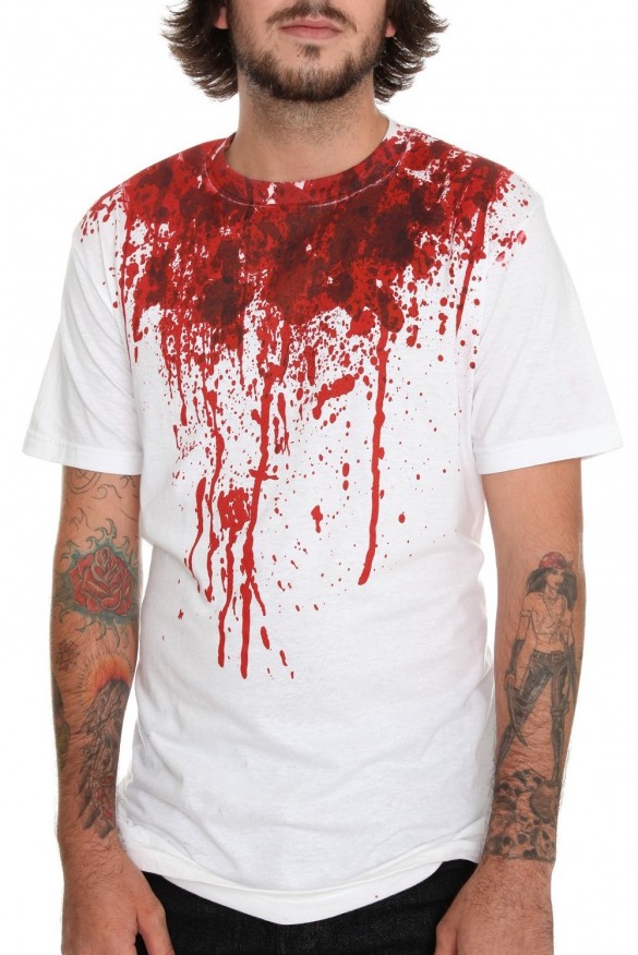 Bloody t-shirt Halloween T-Shirt custom design