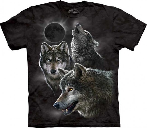 Eclipse Wolves custom tee design