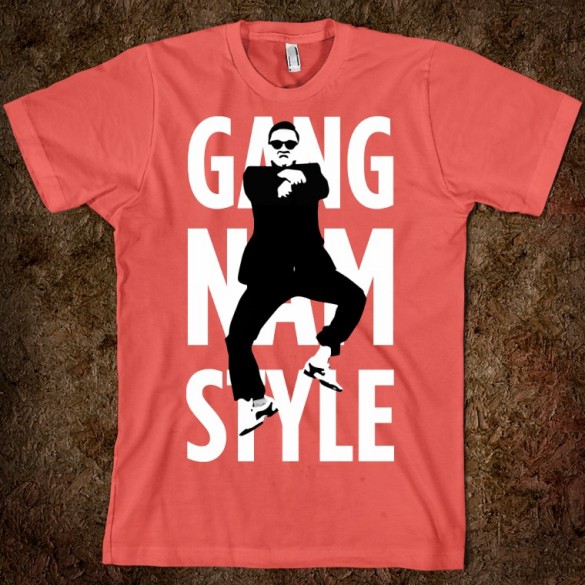 GANGNAM STYLE (STYLIN) custom t-shirt design