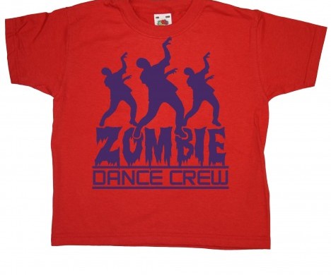 Zombie Dance Crew Halloween T-Shirt custom design