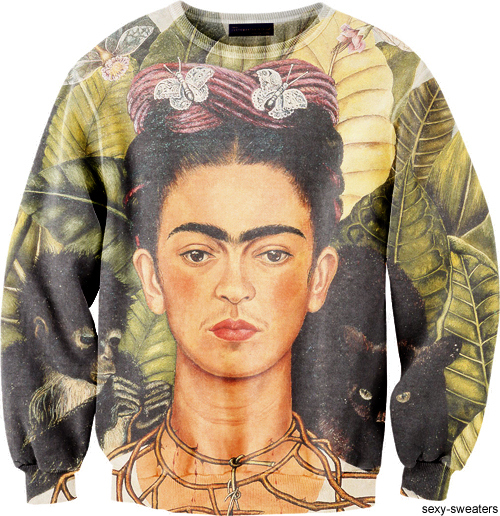custom sweater Frida design