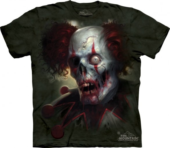 zombini dead clown Halloween T-Shirt custom design