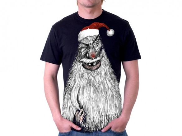 Bad Santa Custom T-shirt Design