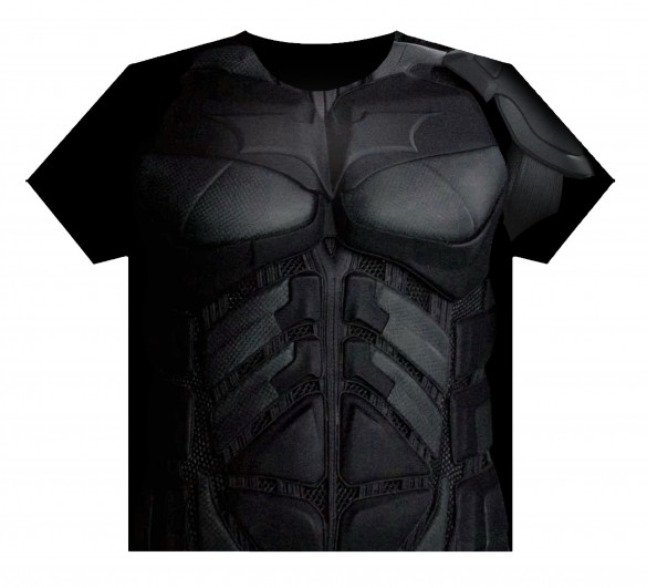 Batman costume shield cool custom T shirt design