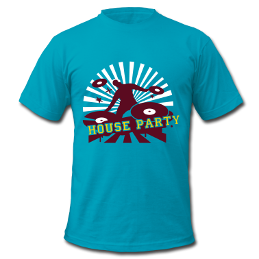 DJ House Party Custom T-shirt Design