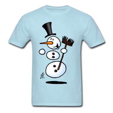 Dancing-snowman Custom T-Shirts Design