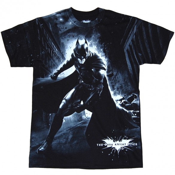 Dark Knight Rises Epic Battle T-Shirt custom design