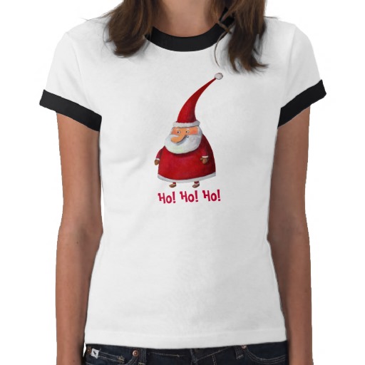 Funny Santa Tee Custom T-shirt Design