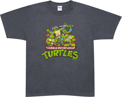 Group Teenage-Mutant Ninja Turtles t-shirt design