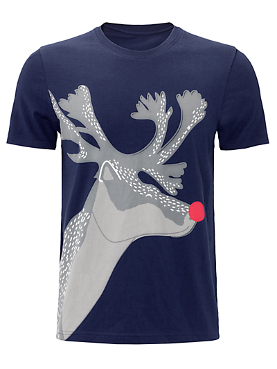 John Lewis Reindeer Custom T-shirt Design