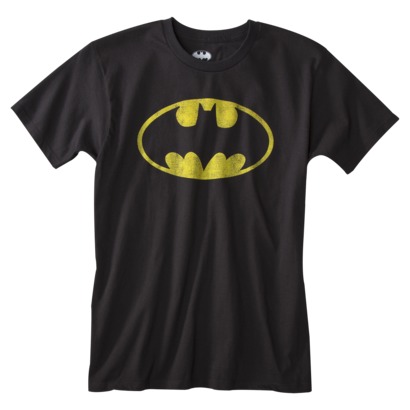 Men's Batman Tee - Black logo custom t-shirt design