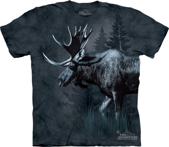 Moose custom t-shirt design from the mountain