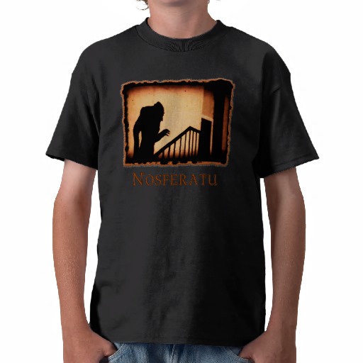 Nosferatu Scary Vampire Custom T-shirt Design