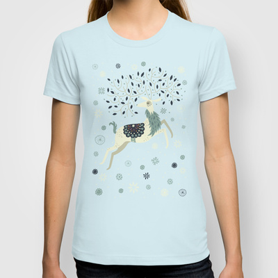 Prancing Reindeer Custom T-shirt Design