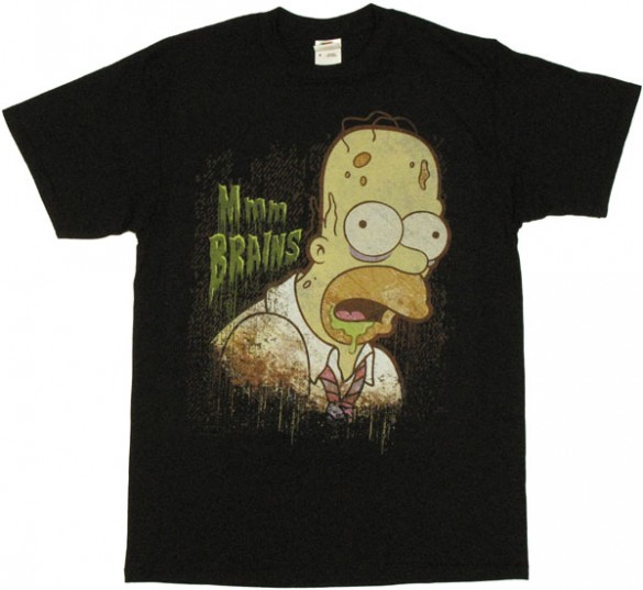 Simpsons Brains T Shirt