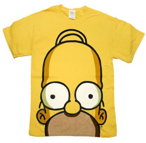 Simpsons Homer Simpson Head T-Shirt design