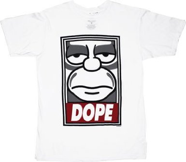 Simpsons Homer Simpson Dope - Sheer T-shirt design