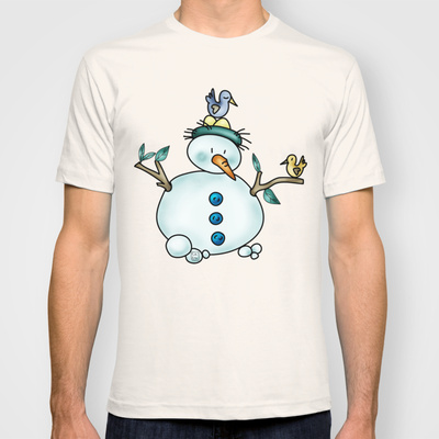 Snowman Custom T-shirt Design
