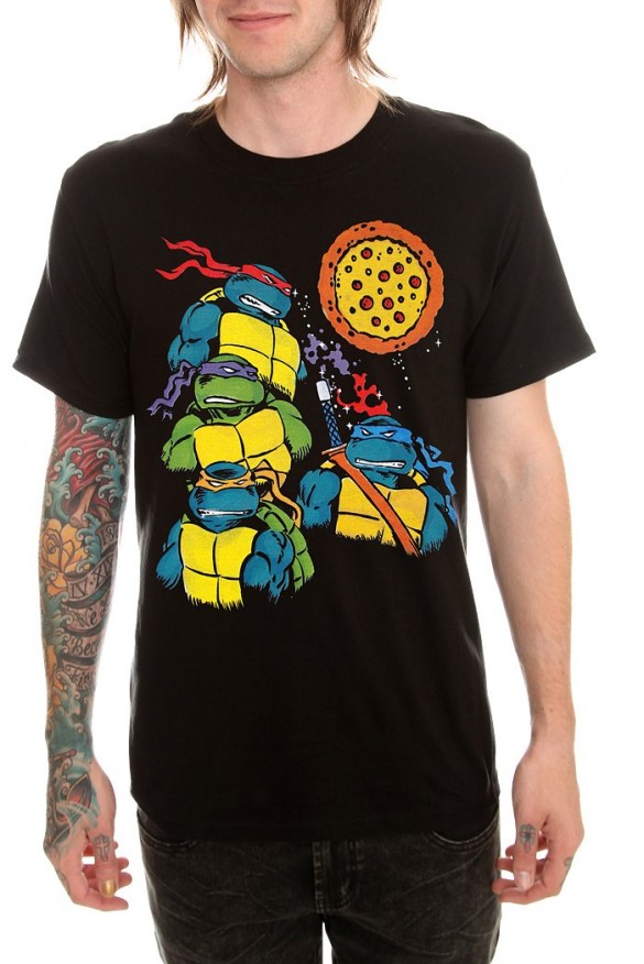 Teenage Mutant Ninja Turtles Pizza T-shirt  Design