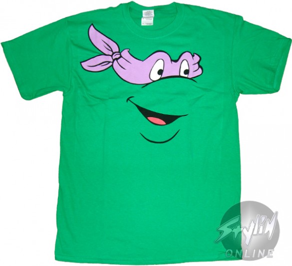 Teenage Mutant Ninja Turtles Donatello Face T-Shirt Design