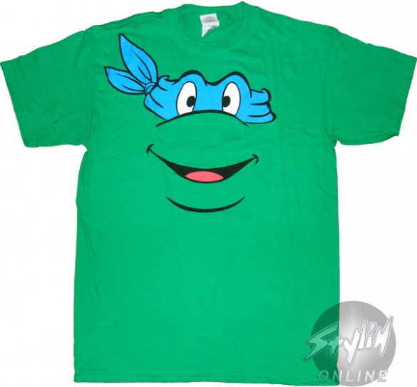 Teenage Mutant Ninja Turtles Leonardo Face T-Shirt Design