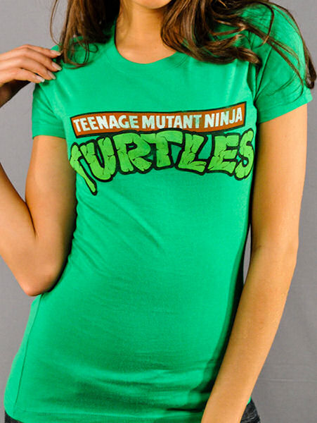 Teenage Mutant Ninja Turtles Logo Baby Tee Design