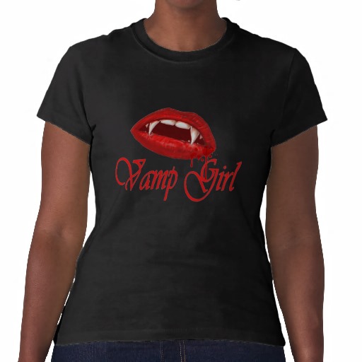 Vamp Girl Custom T-shirt Design
