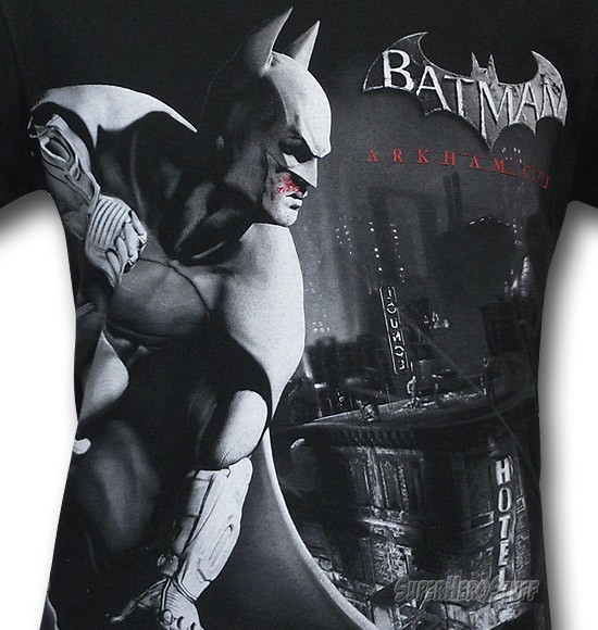 Vengeance Over City - Batman Arkham City T-shirt design