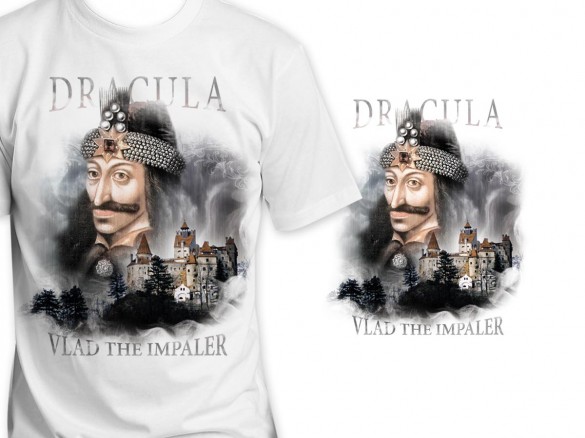Vlad The Impaler Custom T-shirt Design