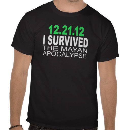 i survived the mayan apocalypse custom t-shirt design