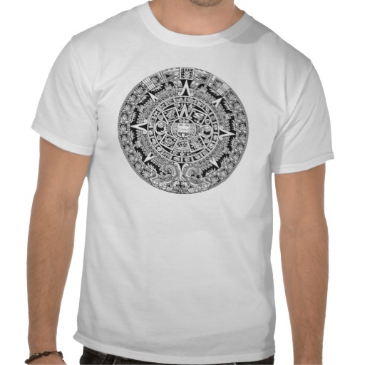 mayan calendar 12 21 2012 aztec custom t-shirt design