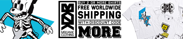 mekanik clothing free shipping worldwide t-shirts designs discounts