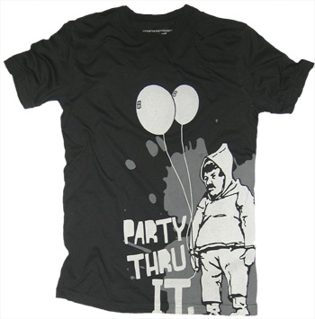 party thru it Custom T-shirt Design