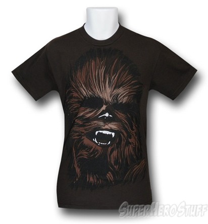 Chewbacca Face Custom T-shirt Design